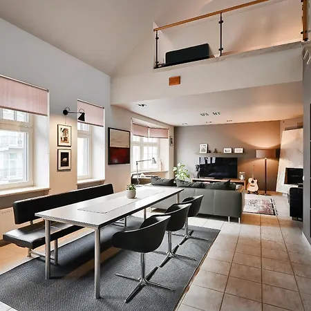 Spacious 2-story Apt. W/ Terrace - 280 M2 Apartman Riga