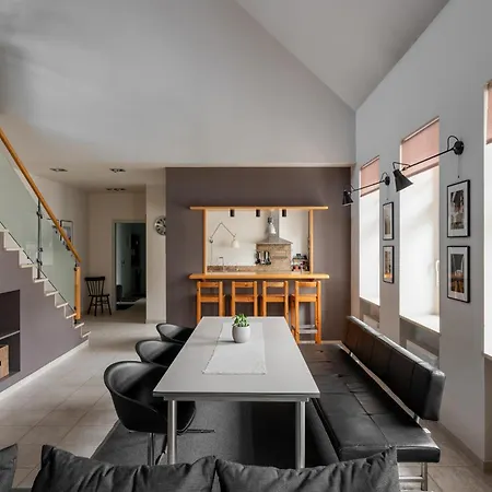 Spacious 2-story Apt. W/ Terrace - 280 M2 Apartman Riga